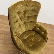 Michel Cadestin Armchair, 1970s, Reupholstered