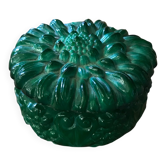 Bonbonnière Art Déco en malachite verte