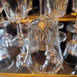 12 faceted stemmed glasses – 1970s 12 faceted stemmed glasses – year