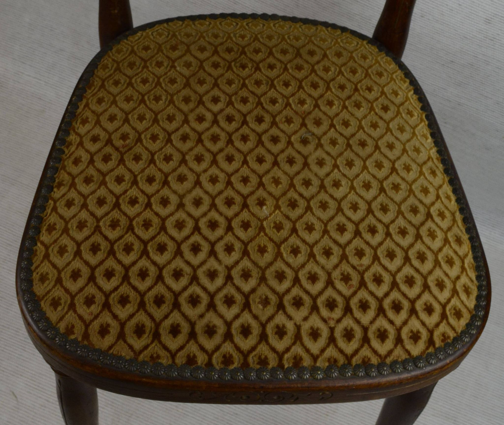 Pair of Thonet chairs with palmette Art Deco. Model 221.