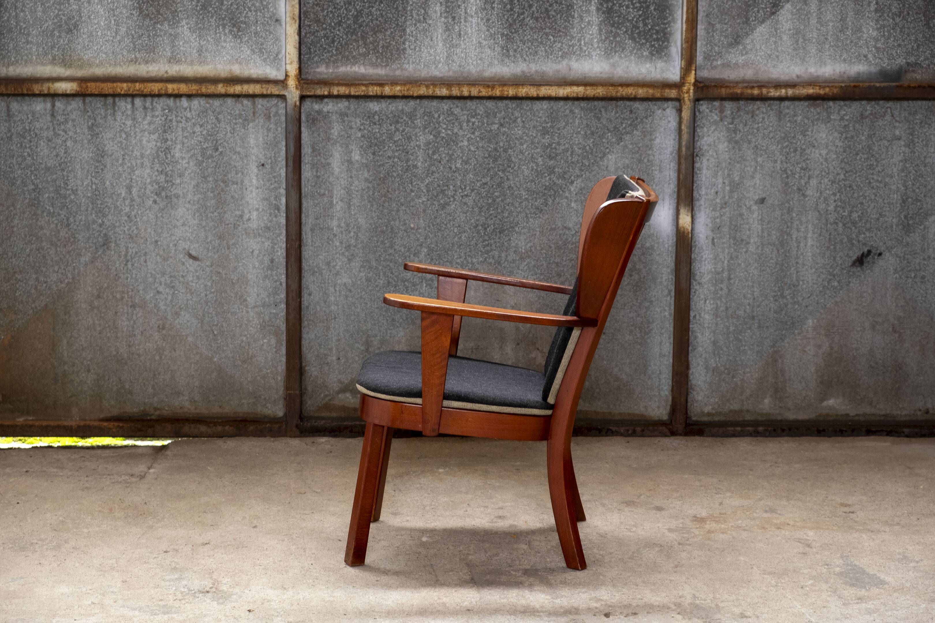 Fauteuil Canada par Christian E. Hansen, par Fritz Hansen, 1944 Danemark