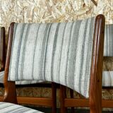 4x 60s 70s teak chairs Chair Dining Chair Henning Kjaernulf Danish 60s