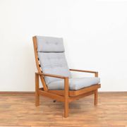 Mid-Century Danish Oak Armchair by Leif Alring for Madsen & Schubell, 1960s
