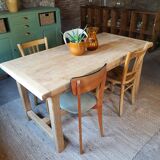 Solid oak farmhouse table