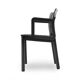 Black Vintage Chairs 4870 by Anna Castelli for Kartell, 1980s, set of 4