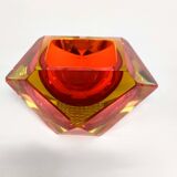 Cendrier en verre de Murano de Flavio Poli, années 60