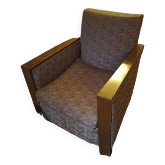 Cubist Art Deco armchair