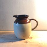 Enamelled sandstone pitcher