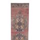 Vintage Turkish hallway rug 85x668 cm