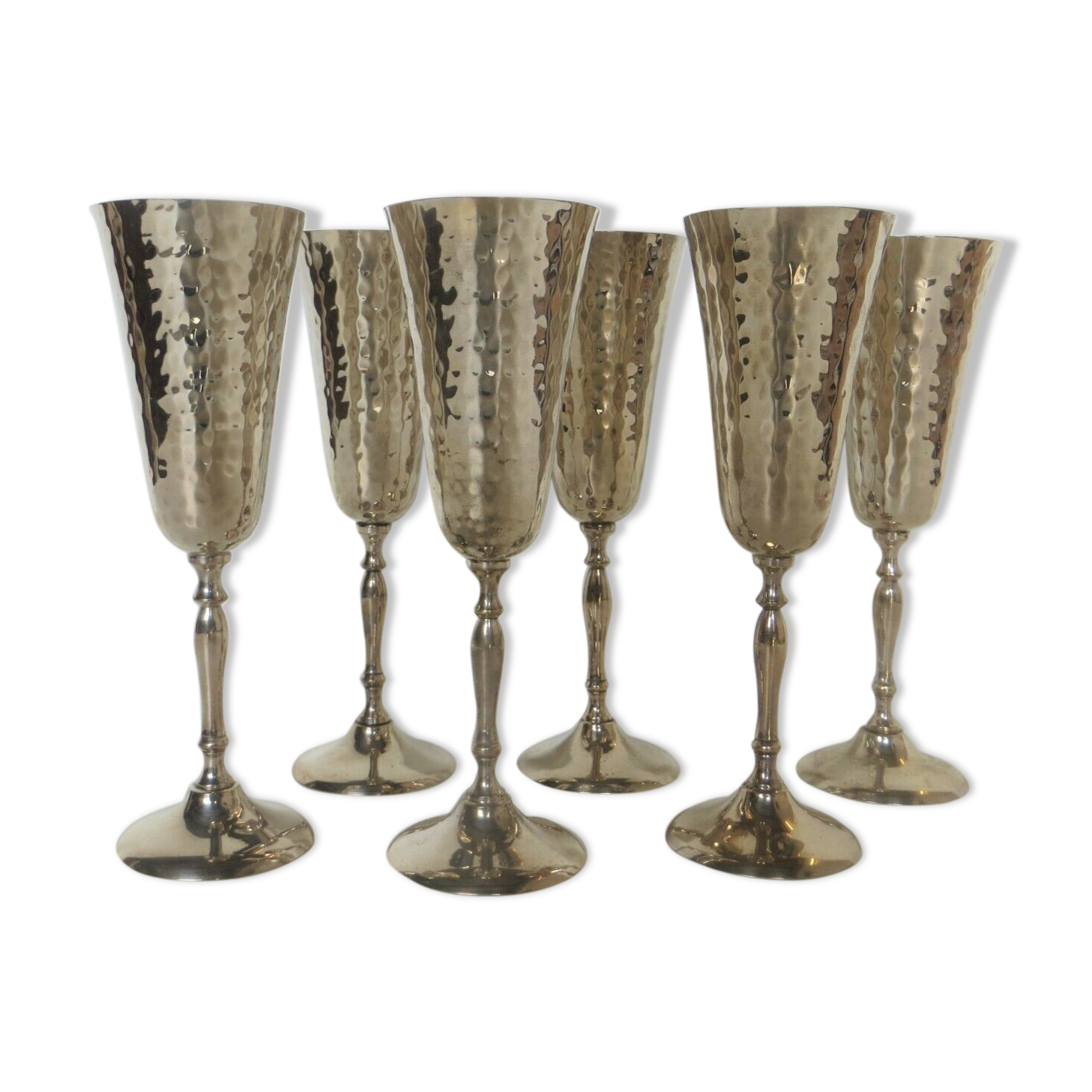 6 champagne flutes