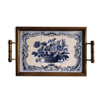 Earthenware service plateau of Portugal