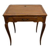Antique secretary desk with drop-down front, cabriole legs – Louis XV style