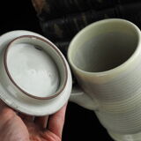 Cafetière crème en grès - Kilroot pottery- années 70 / 90