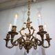 6-light bronze chandelier