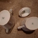 Epiag DF fine art deco porcelain Czech tea set