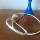 Space age blue and opaline lamp 1970