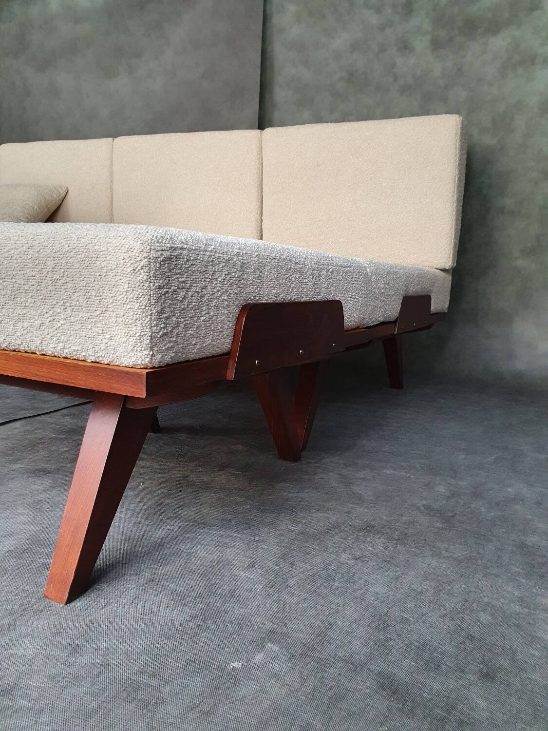 Jiràk sofa bed by tatra nabytok, czech vintage 1960s