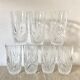 Crystal whisky glasses 80s