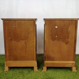 Philippe louis style bedside pair