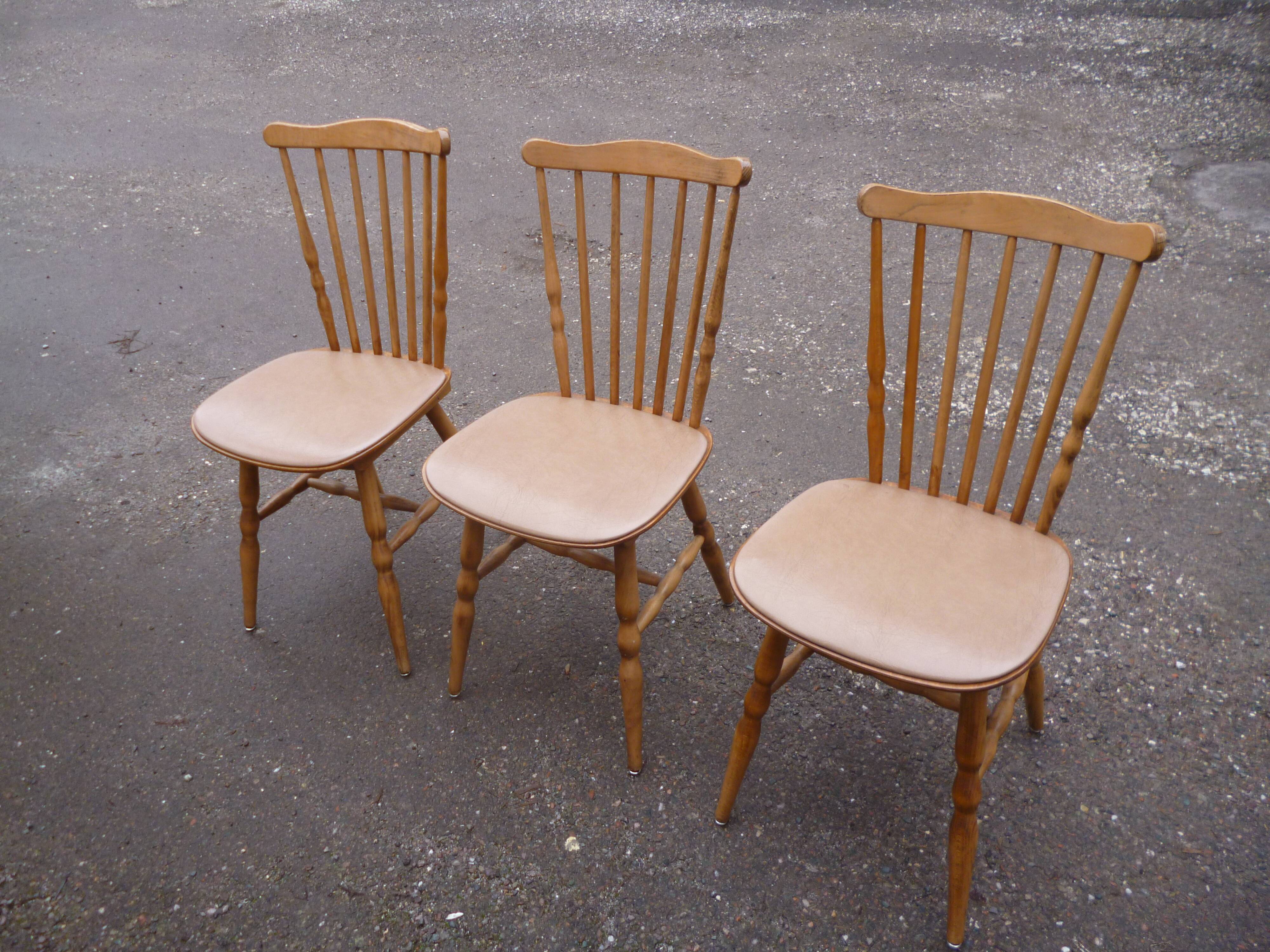 Trio de chaises Baumann Floride Tacoma