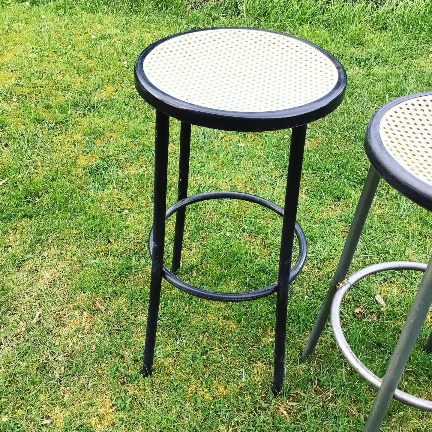 Lot of four bistro stools