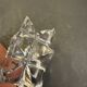 Pair of Saint-Louis cut crystal salt cellars