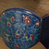 Paire de vases "bleus de Louvière"