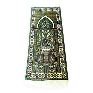 Tapis oriental Soie Fait main prière Tunisie rectangulaire 2007