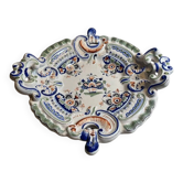 Superb Rouen Faience Plate – Hand-Painted (Handmade)
