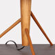 Lampe à poser en bois fabrication tchèque datant des années 1960