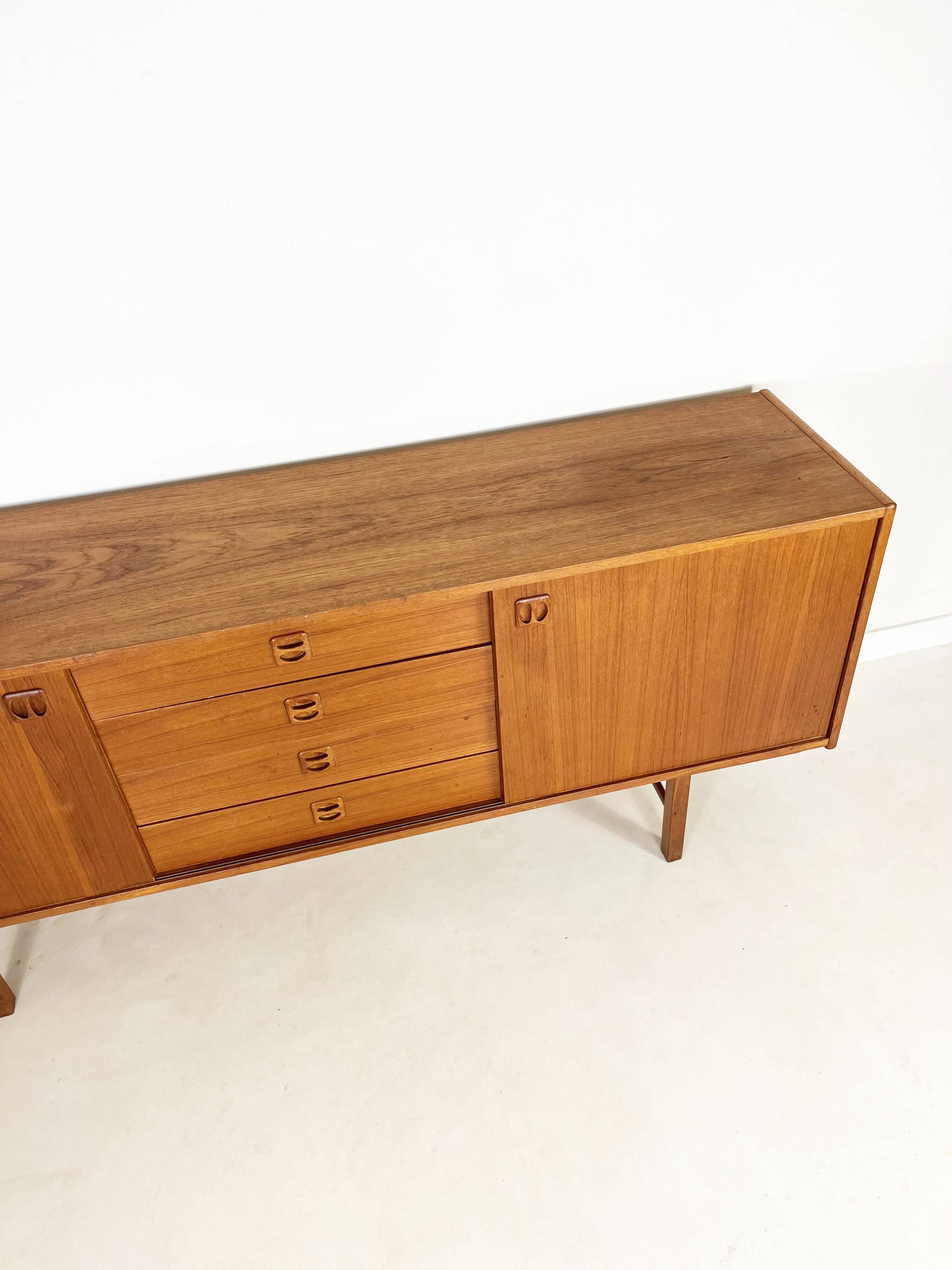 Scandinavische Vintage Sideboard / Dressoir, 'Korsör' jaren 60 IKEA