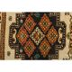 1970s Vintage Turkish Hand-Knotted Wool Cotton Yellow Area Rug 131x177