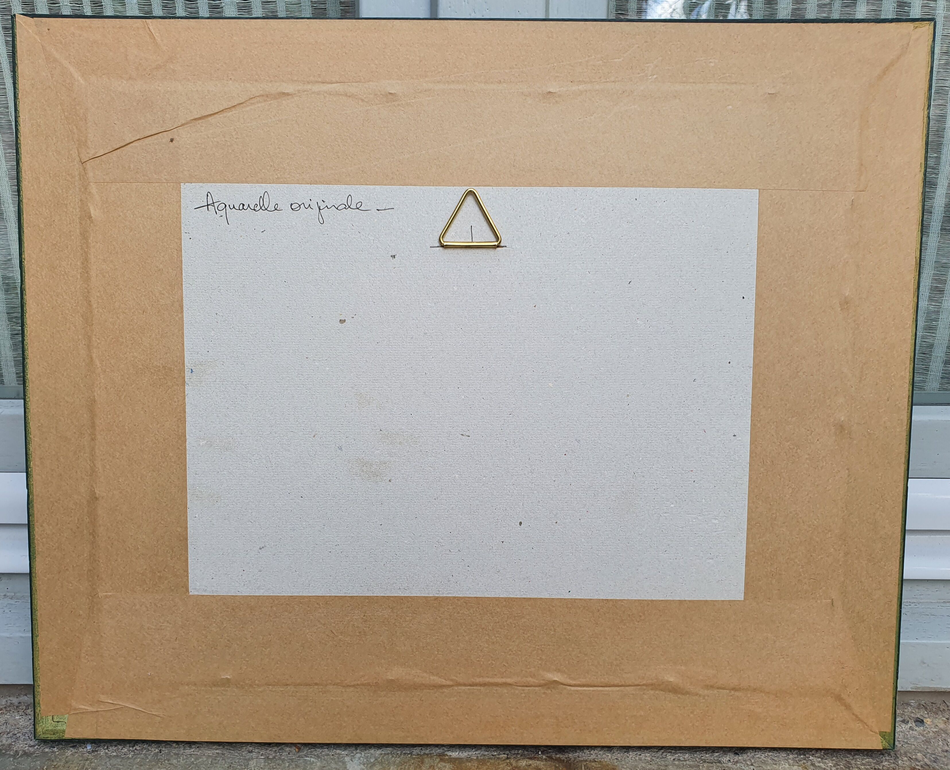 Beautiful watercolor signed a . vautier no. 2