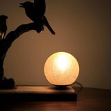 Art-deco lamp Opaline pink Large format