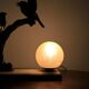 Art-deco lamp Opaline pink Large format