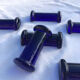Set 6 glass knife holders