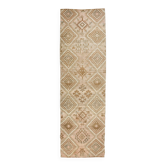 Tapis de couloir persan classique marron crème 3x9, 87x283 cm