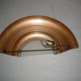 Art Deco half-moon wall lamp from the 1930s