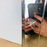 Engraved and beveled mirror Venetian