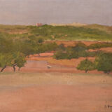 Jose Benlliure y Ortiz - Impressionist Mediterranean Landscape