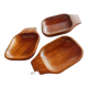 3 ramekins, appetizer/snack ramekins, made of olive wood.