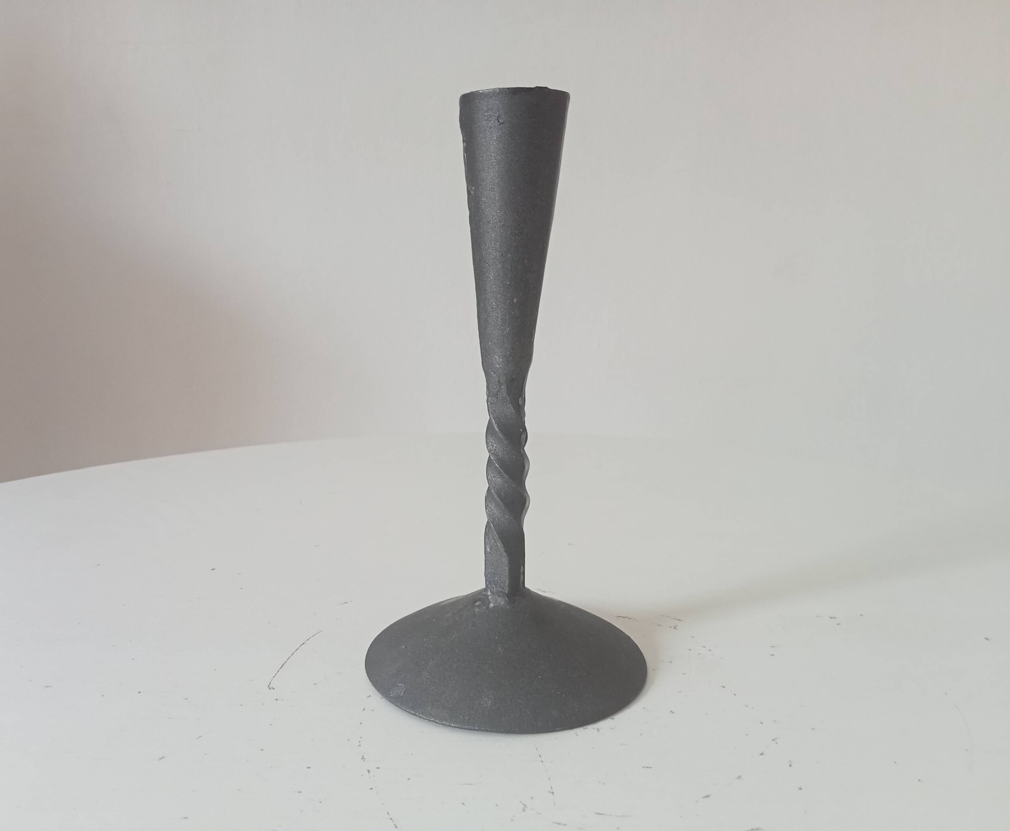 Vintage brutalist candlestick