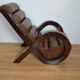 Fauteuil Art déco - Chaise Lucca par Jean de Merry