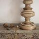 Vintage turned wood lamp, table lamp, lamp to place, Florentine lamp.