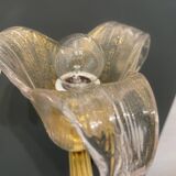 Venetian Murano Glass Brass Sconces Set of 2 1960’s