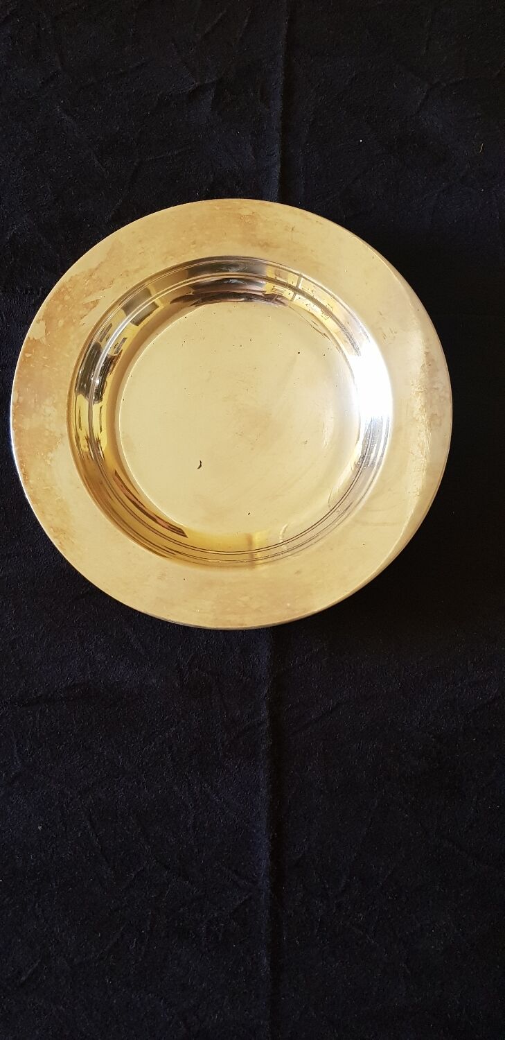Christofle tidy. silver metal hallmark.