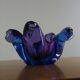 Midcentury Artglass Bowl, From Czechoslovakia, 1950s