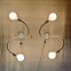 XL double articulated wall lights design Space-age - 1970s