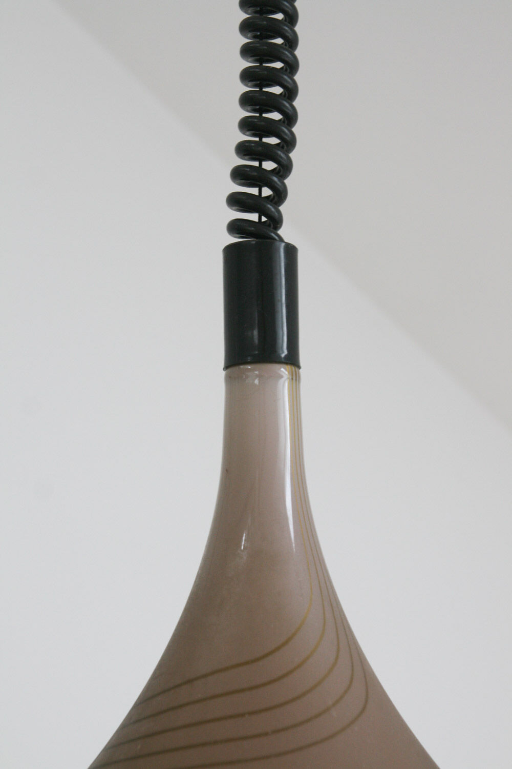 Suspension trompette vintage de Meblo années 1970