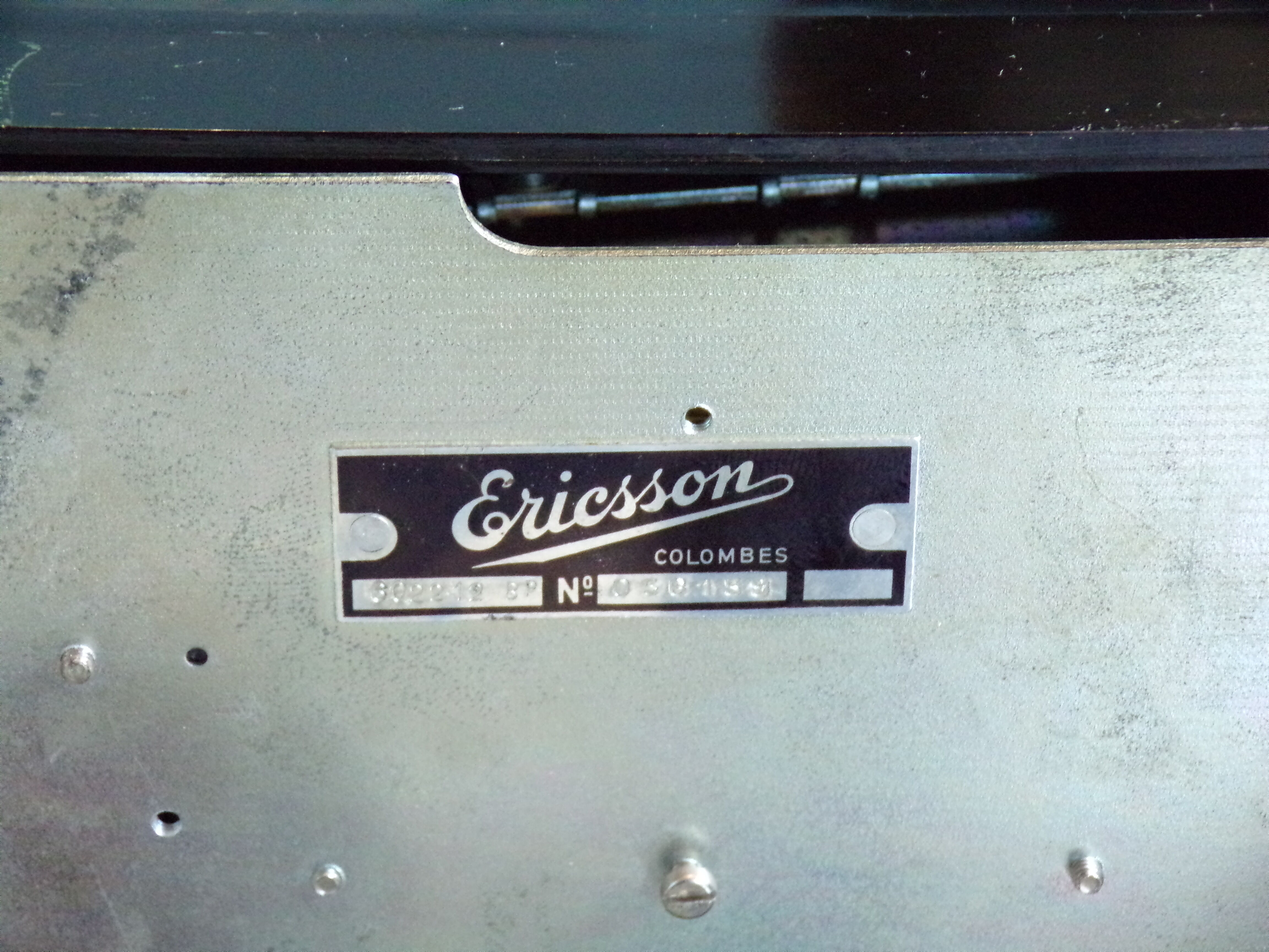 Former Ericsson standard phone in Bakelite